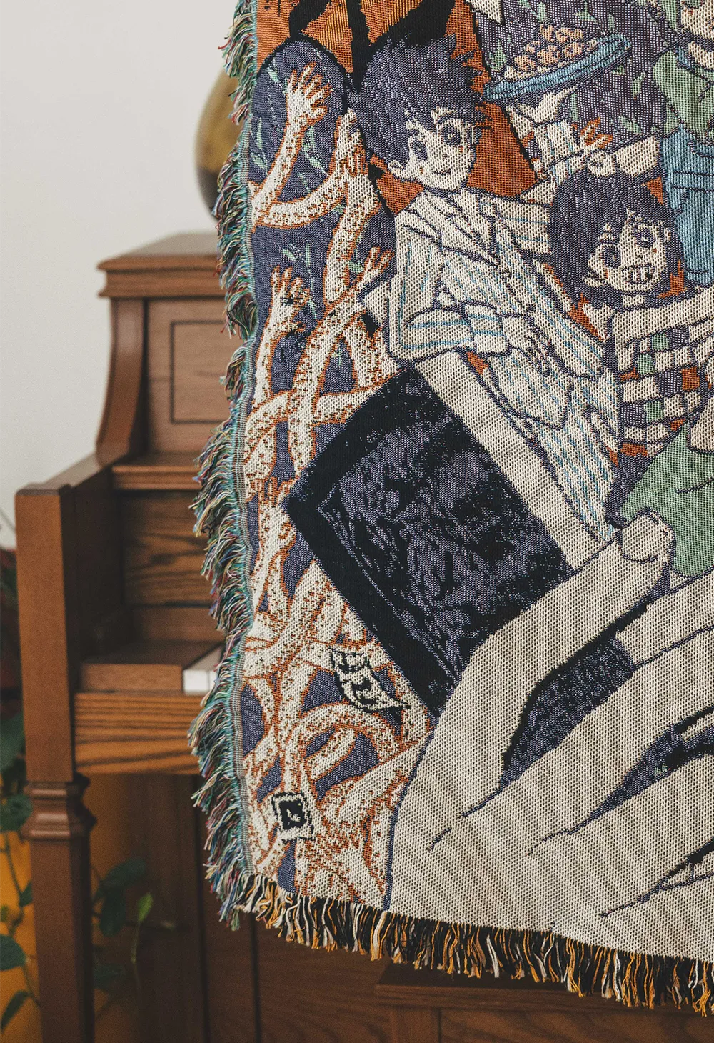 SPACES IN-BETWEEN Woven Blanket