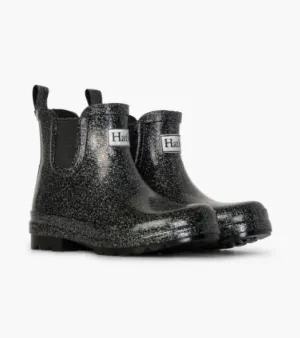 Starry Night Glitter Ankle Rain Boot
