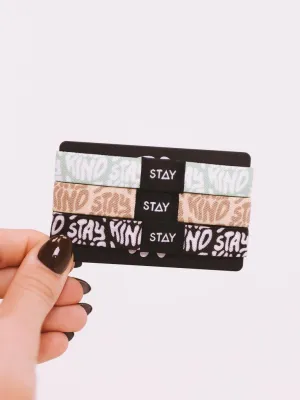 Stay Kind Remix Elastic Bracelet Pack