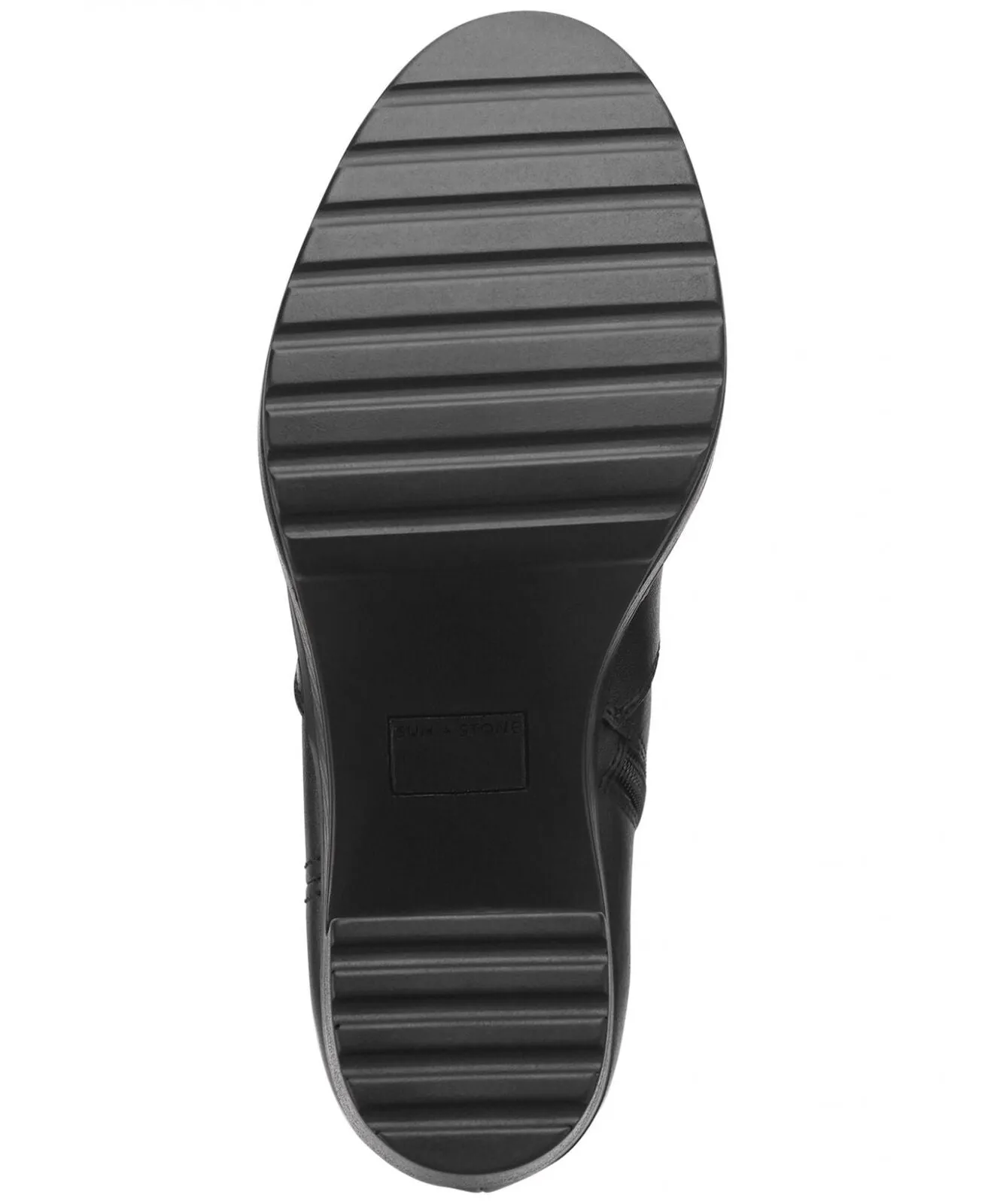 Sun   Stone Womens Kinsley Platform Booties 10014121100 Black 7.5M