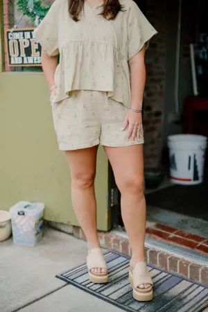 Thyme Gauze Shorts