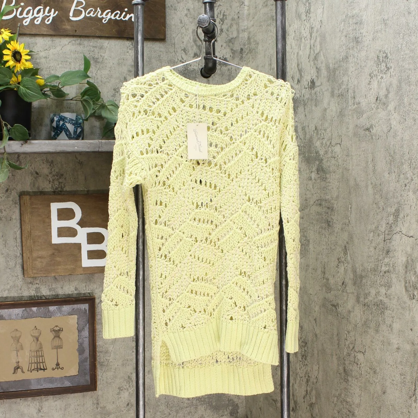 Universal Thread Women's Open Stitch Tunic Sweater
