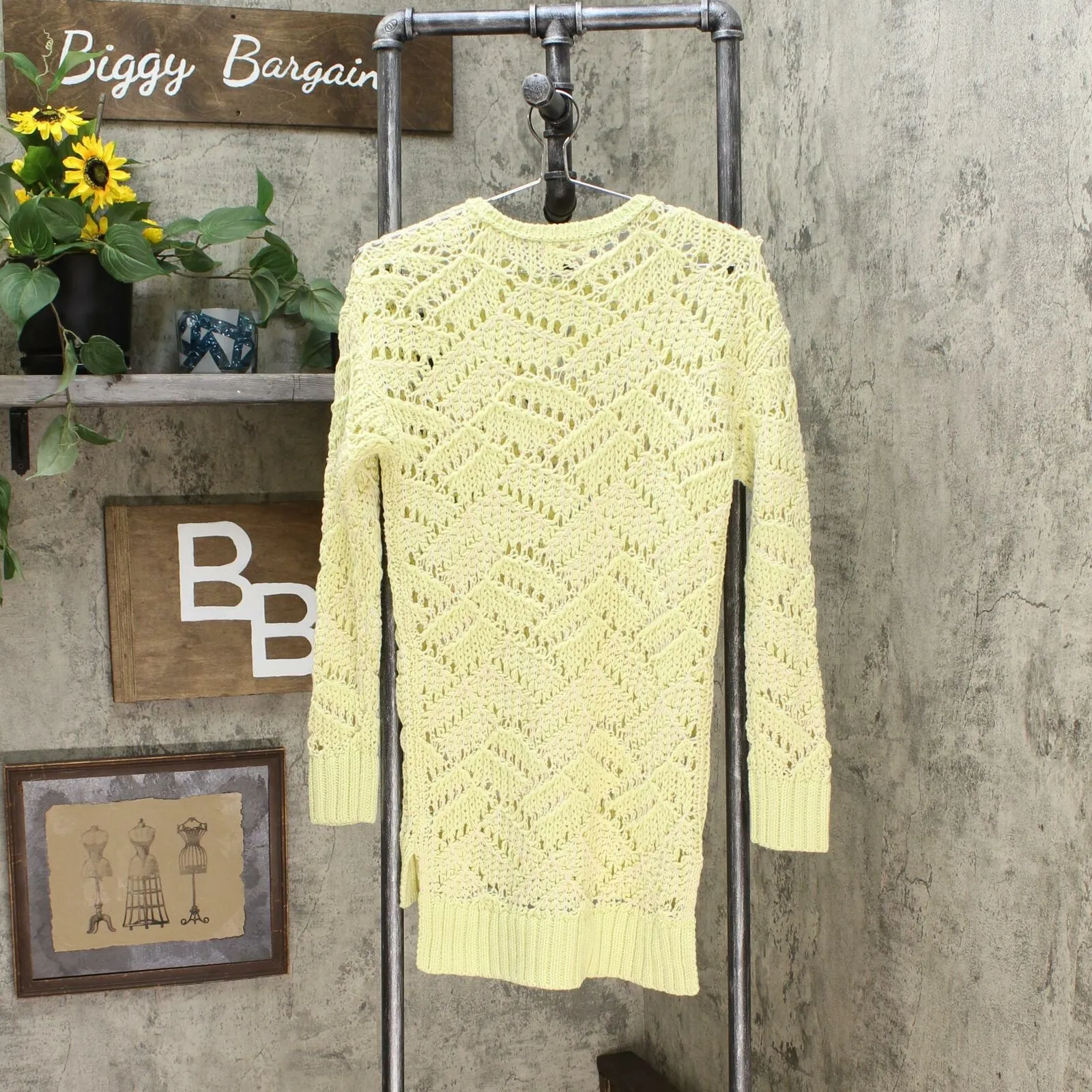 Universal Thread Women's Open Stitch Tunic Sweater