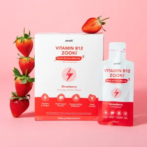 Vitamin B12 Zooki - Vegan, Mood, Energy, Mind, Heart, Immunity