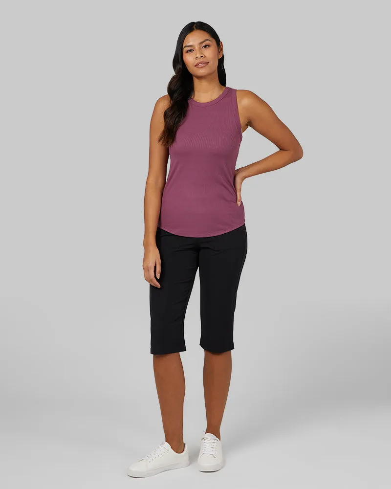 WOMEN'S STRETCH WOVEN CAPRI