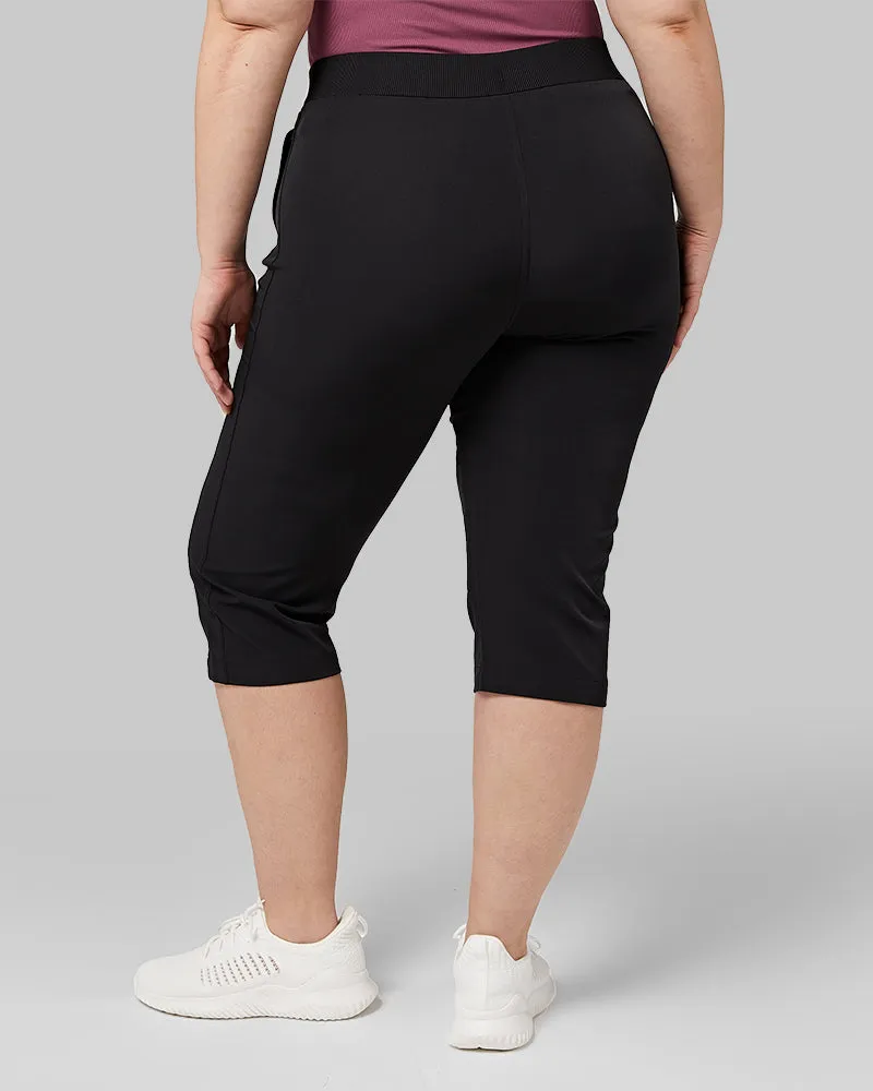 WOMEN'S STRETCH WOVEN CAPRI
