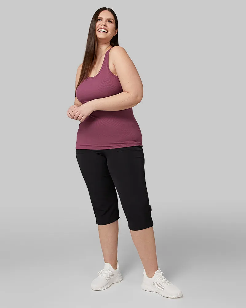 WOMEN'S STRETCH WOVEN CAPRI