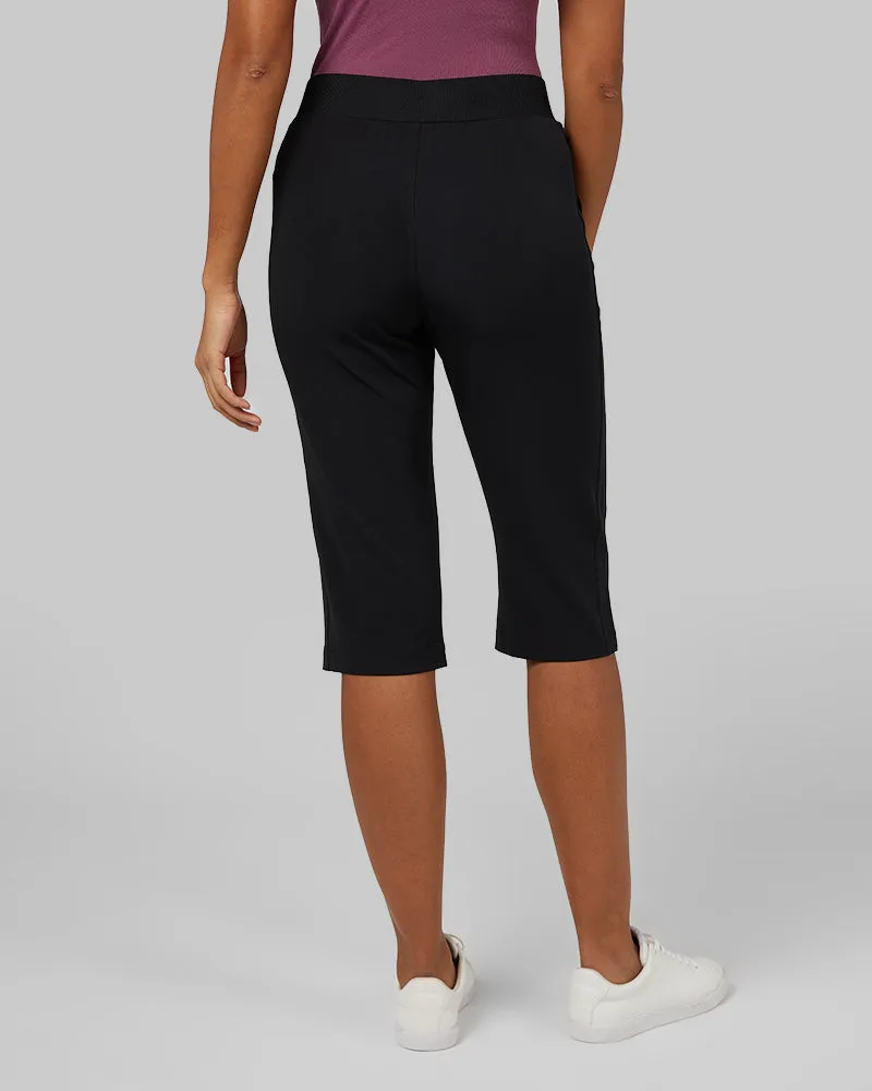 WOMEN'S STRETCH WOVEN CAPRI