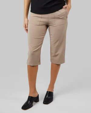 WOMEN'S STRETCH WOVEN CAPRI