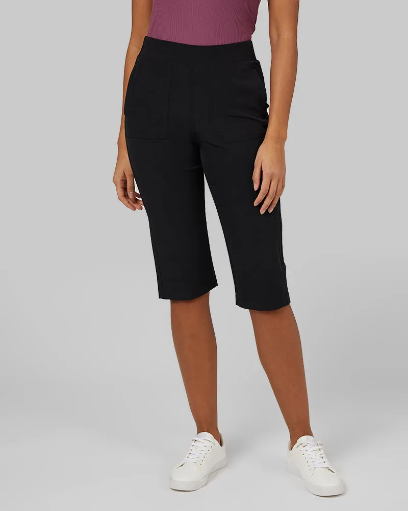 WOMEN'S STRETCH WOVEN CAPRI