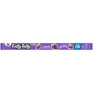 Wonka Laffy Taffy Grape Ropes - 24 Count
