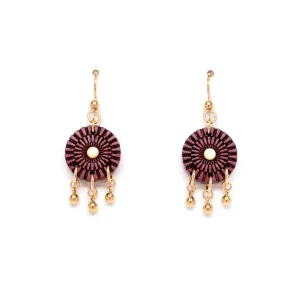 Woven Trio Drop Earrings