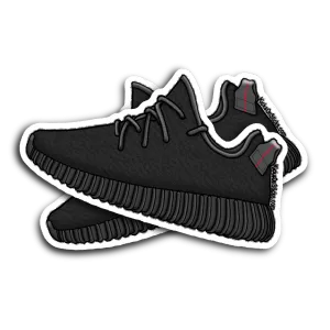 Yeezy 350 "Pirate Black" Sneaker Sticker