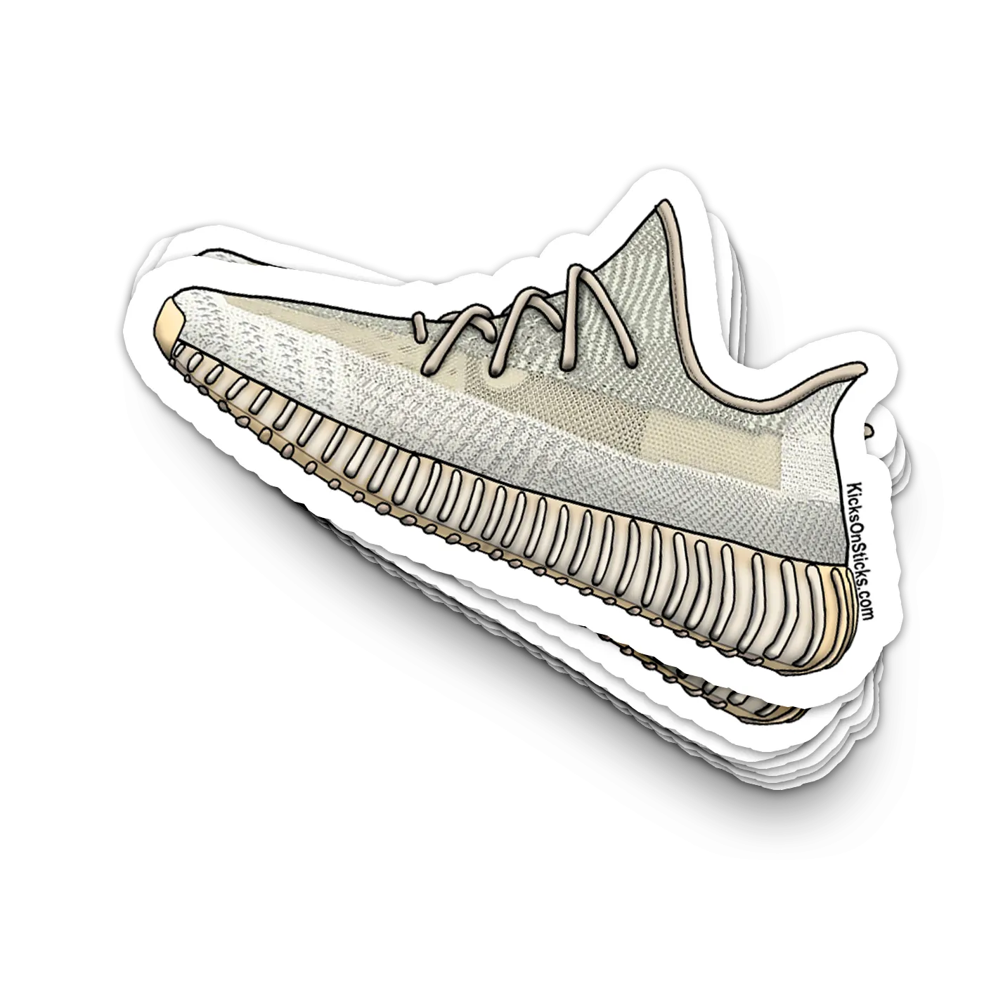 Yeezy 350 V2 "Natural" Sneaker Sticker