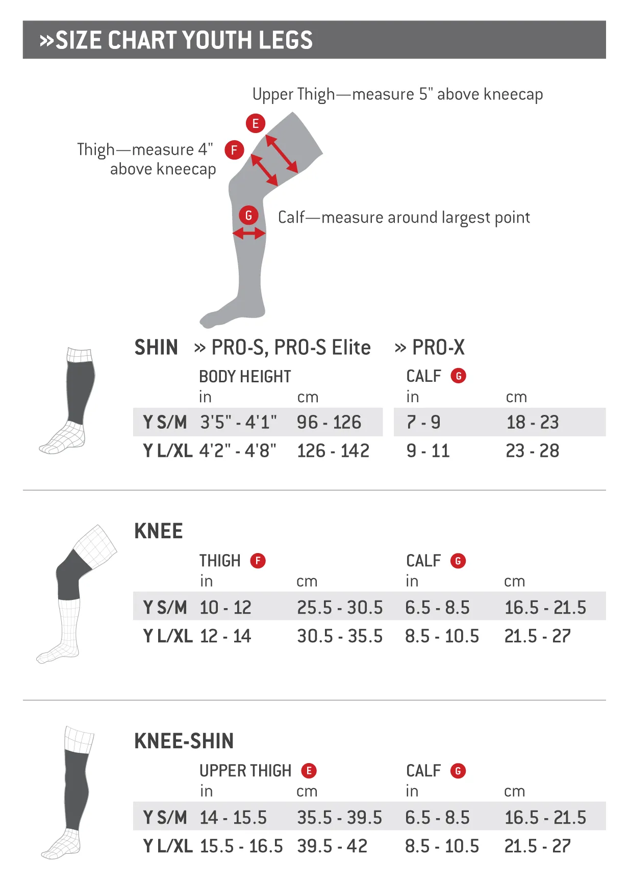 YOUTH PRO X2-KNEE PAD