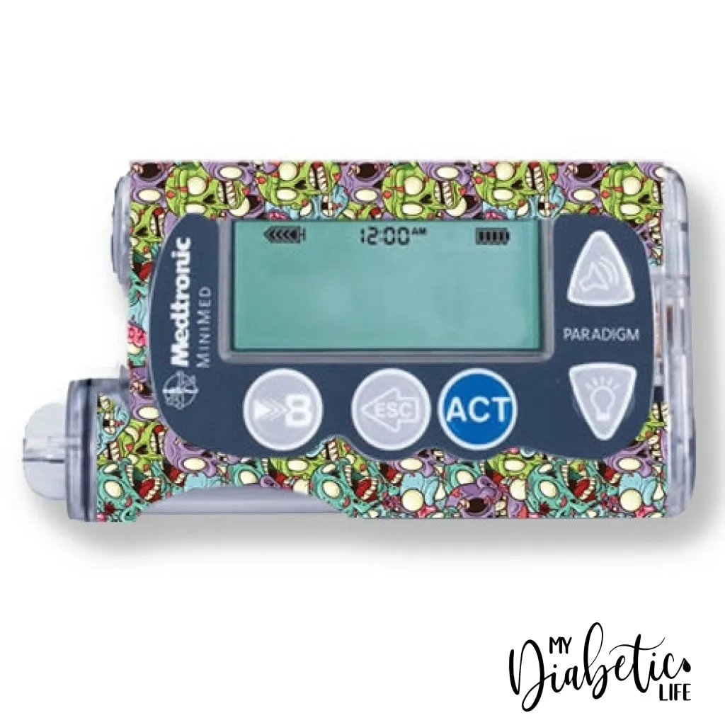 Zombies - Medtronic Paradigm Series 7 Sticker